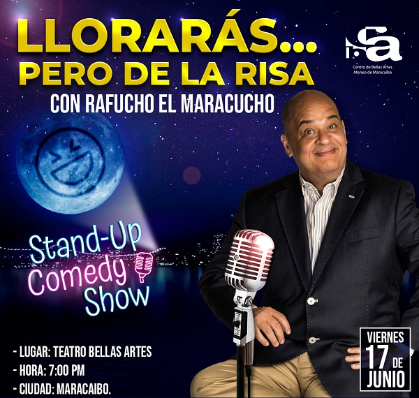 Rafucho El Maracucho presentará su Stand Up Comedy Show en Maracaibo