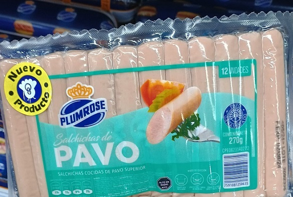 SALCHICHAS DE PAVO
